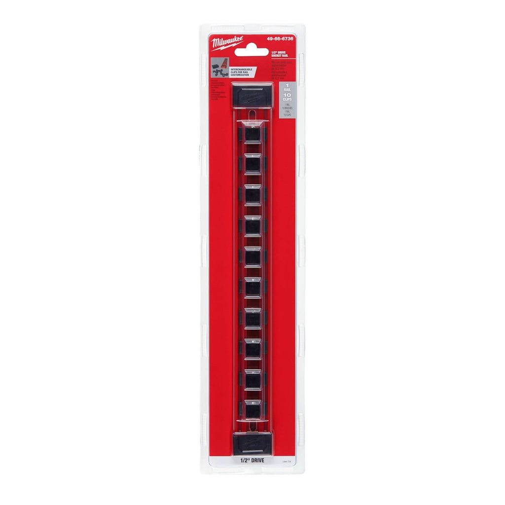 Milwaukee 49-66-6736 1/2-Inch Drive Socket Rail