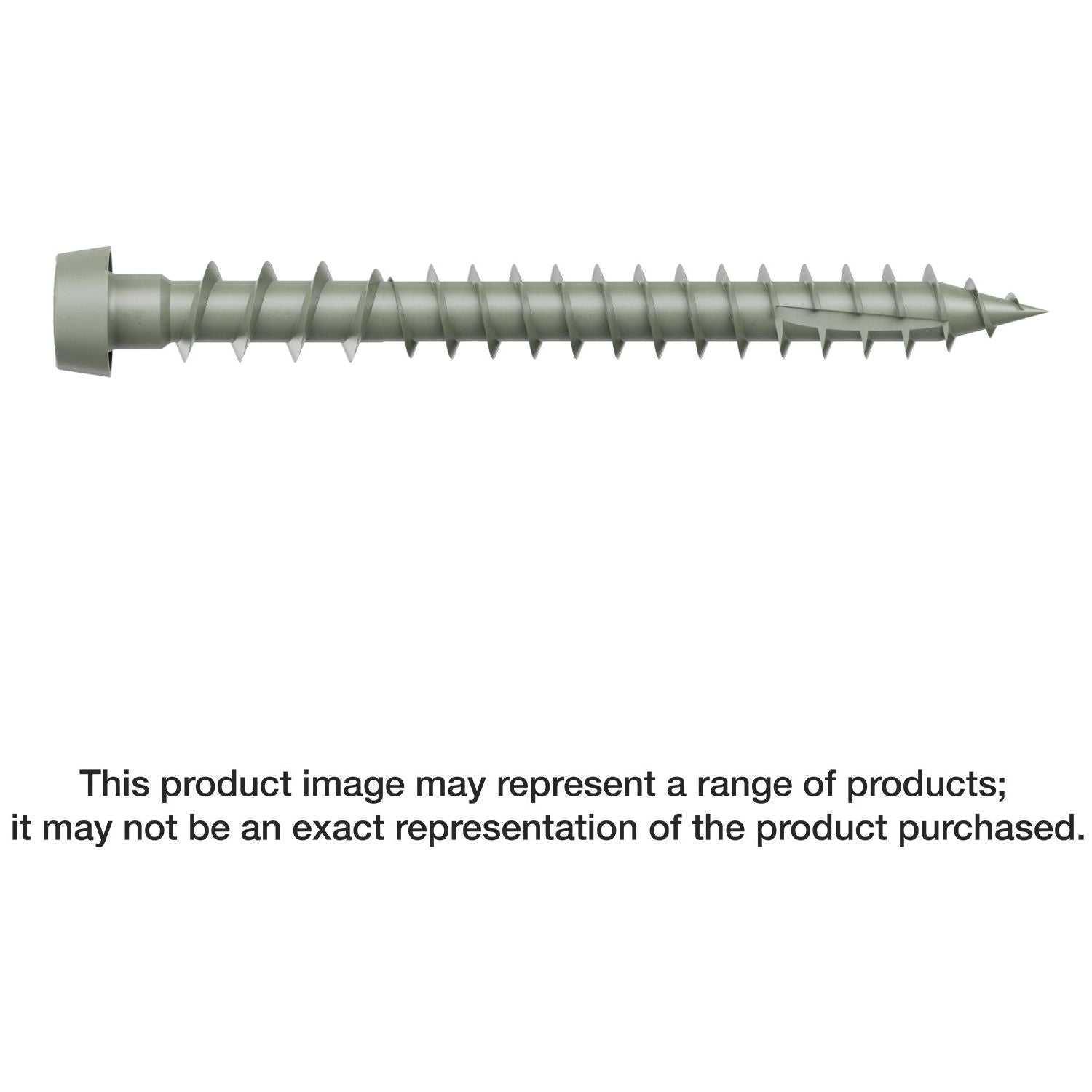 Simpson Strong-Tie DCU2GRR350 Deck-Drive DCU COMPOSITE Screw, #10 x 2-in. T20, Quik Guard, Gray, 350-Pack