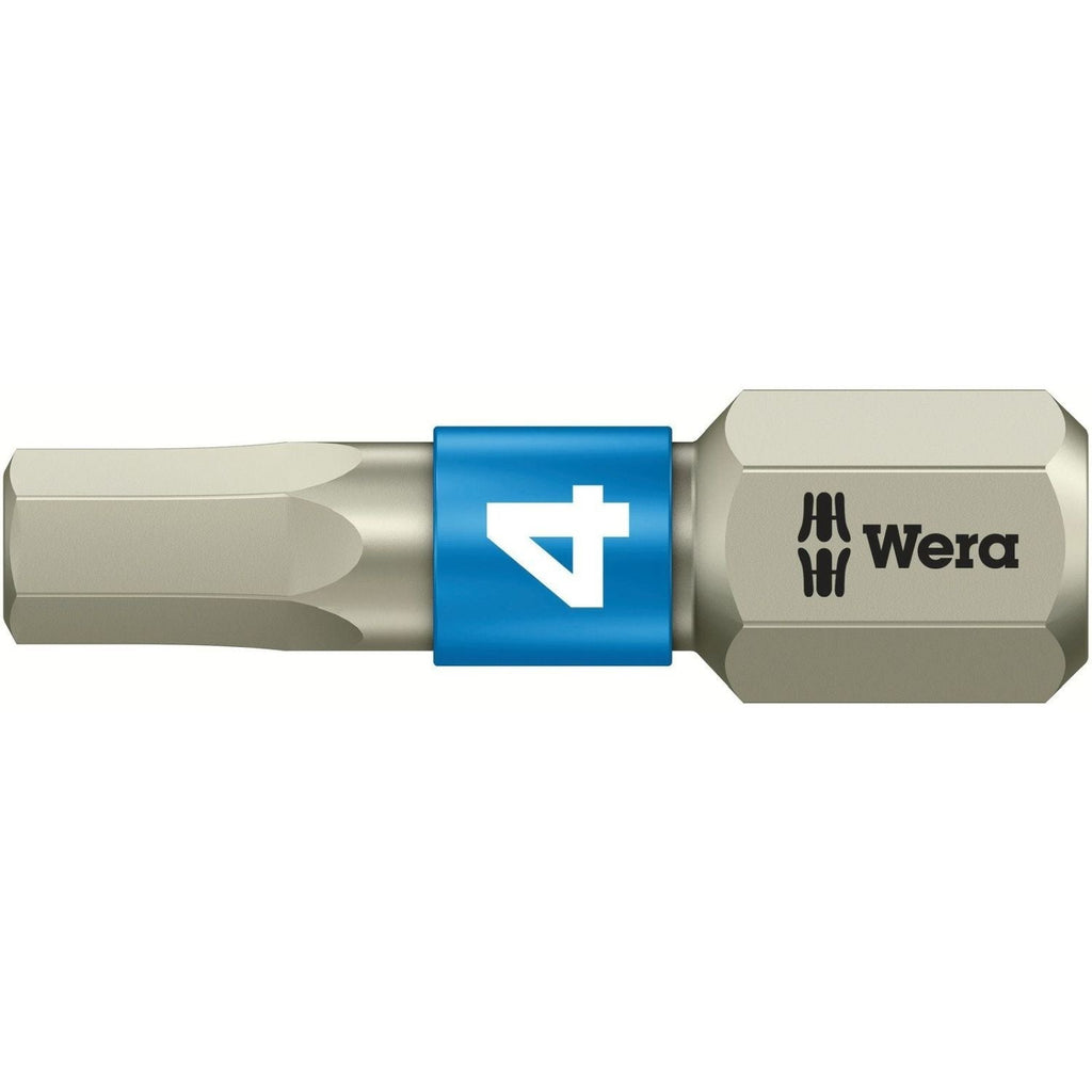 Wera 3840/1 Ts Bit, Stainless, 4x25-mm.