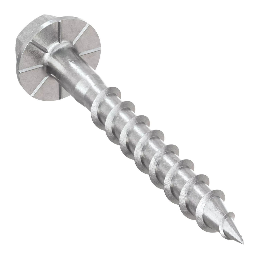 Simpson Strong-Tie Strong-Drive SD Connector SS Screw, #9 x 1-1/2-in. 1/4-Hex Drive, Type 316, 100-Pack (SD9112SS-R100)