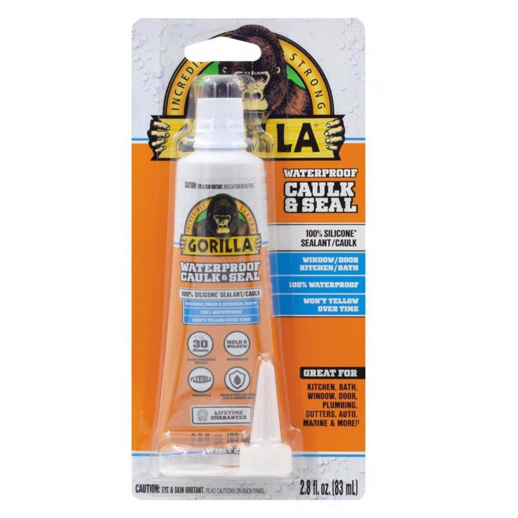 Gorilla Glue All-Purpose Silicone, 2.8-oz., White (108329)