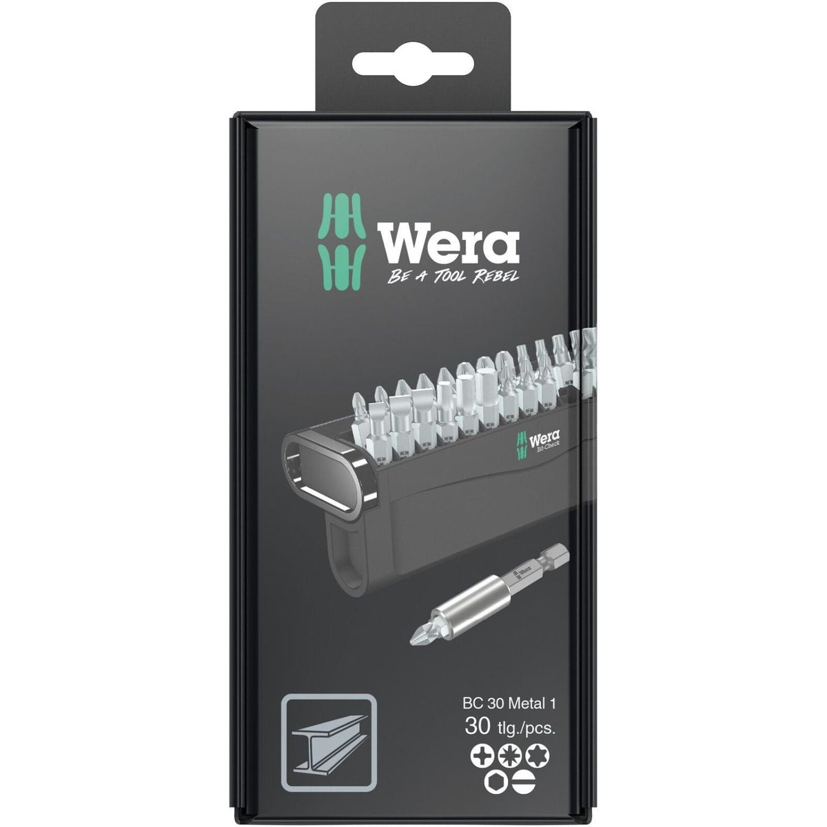 Wera Bit-Check 30 Metal 1 SB, 30-Pieces