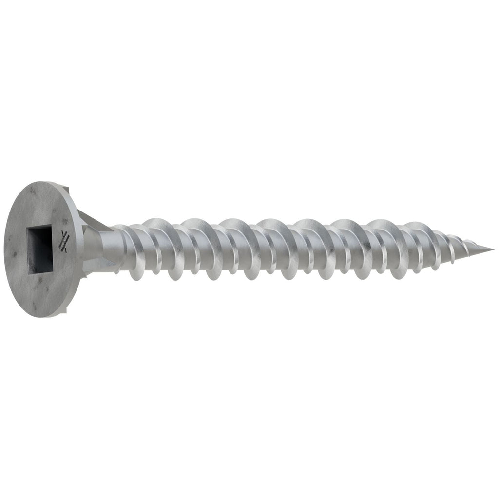 Simpson Strong-Tie CB3BLGHL158S CB3BLGHL Fiber-Cement Board Screw (Collated)— #9 x 1-5/8-in. #3 SQU, 1500-Pack