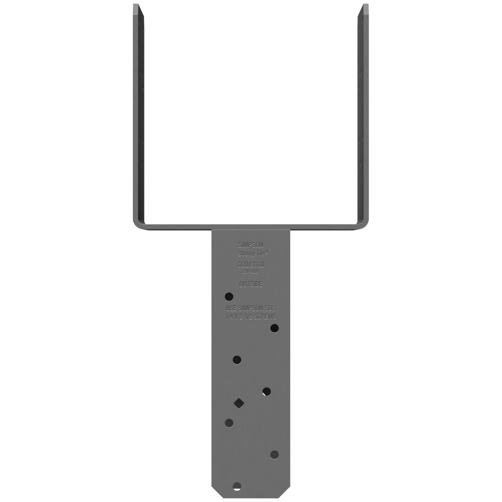 Simpson Strong-Tie ECCQ7.1-6SDS2.5 ECCQ End Column Cap for 7-in. Beam, 6x Post, with Strong-Drive SDS Screws