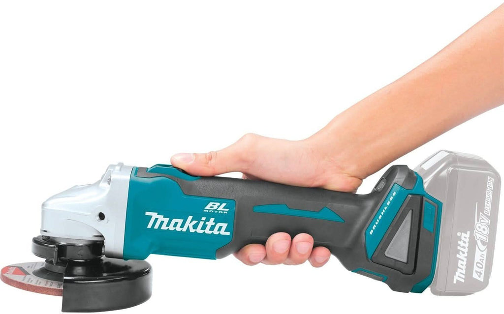 Makita XAG09Z 18V LXT Lithium-Ion Brushless Cordless 4-1/2"Â / 5" Cut-Off/Angle Grinder, with Electric Brake, Tool Only