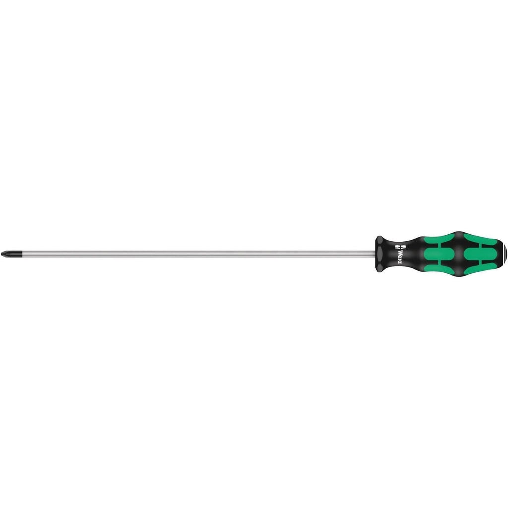 Wera 355 Pz Screwdriver For Pozidriv Screws, Pz 2x300-mm.