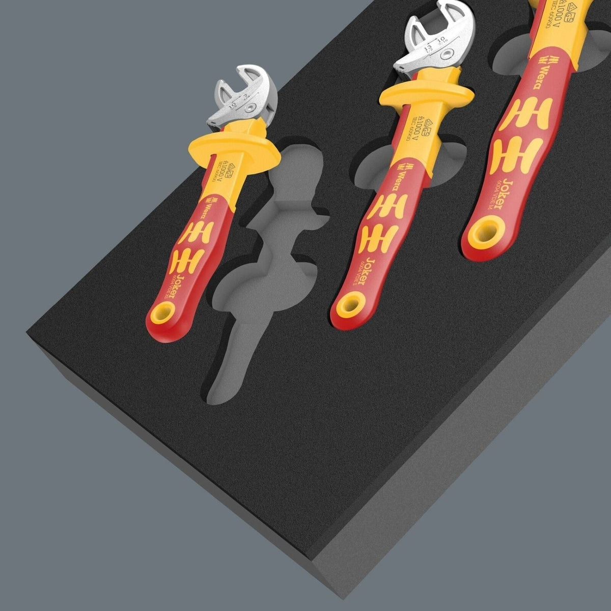 Wera 9734 Foam Insert 6004 Joker VDE Set 1, 4-Pieces