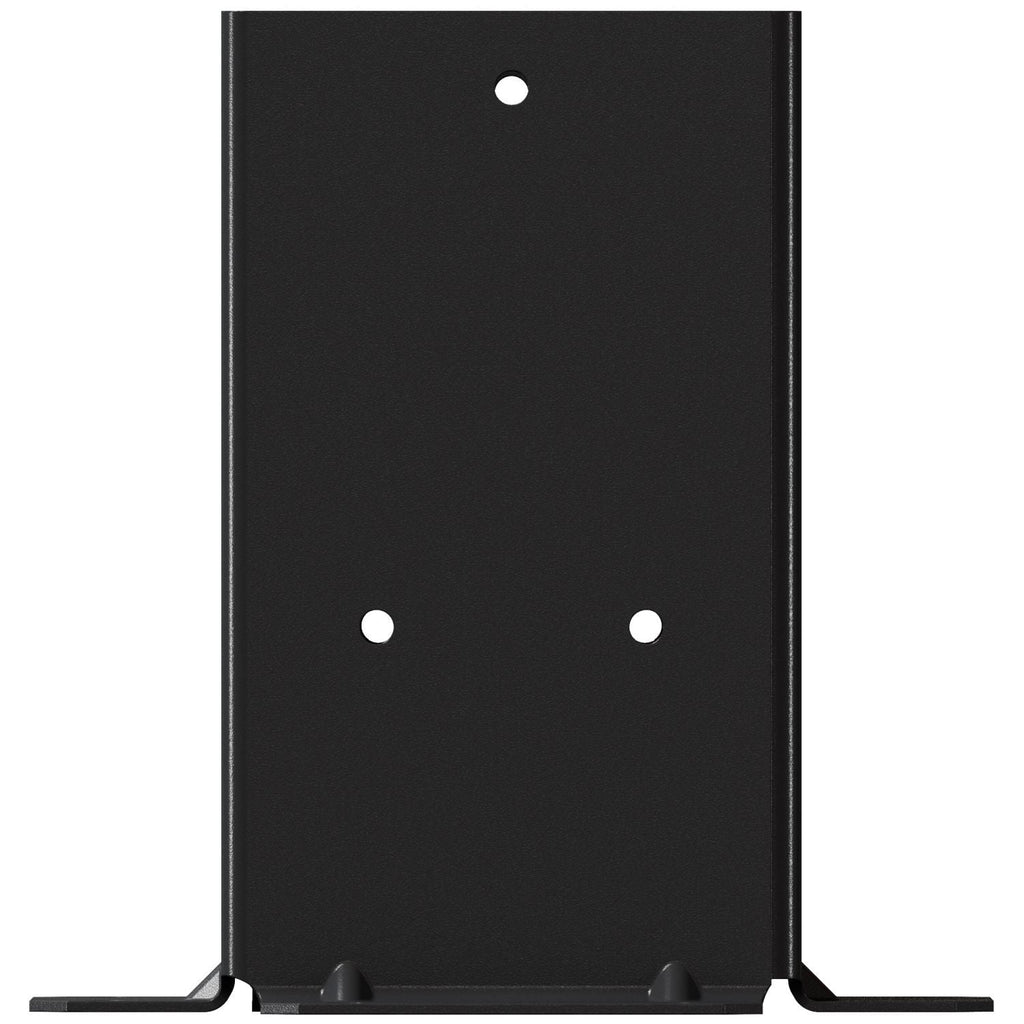 Simpson Strong-Tie SAGE-B44-KT2 Outdoor Accents Sage System Black Powder-Coated Post Base for 4x4 with Screws, 2-Pack