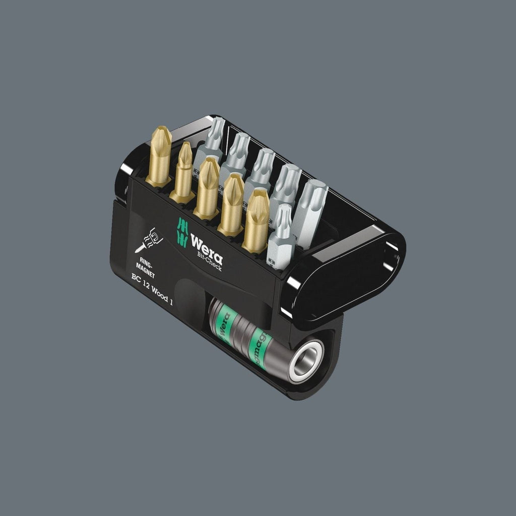 Wera Bit-Check 12 Wood 1, 12-Pieces