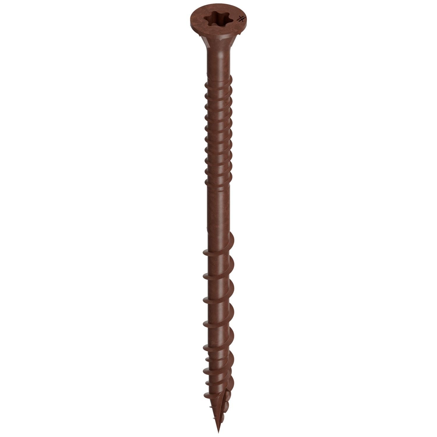 Simpson Strong-Tie DSVR3MB Deck-Drive DSV WOOD Screw, #10 x 3-in. T-25, Flat Head, Quik Guard, Red, 1750-Pack