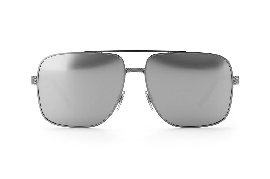 Heat Wave Nimitz Gun Metal Frame SILVER Lens Sunglasses