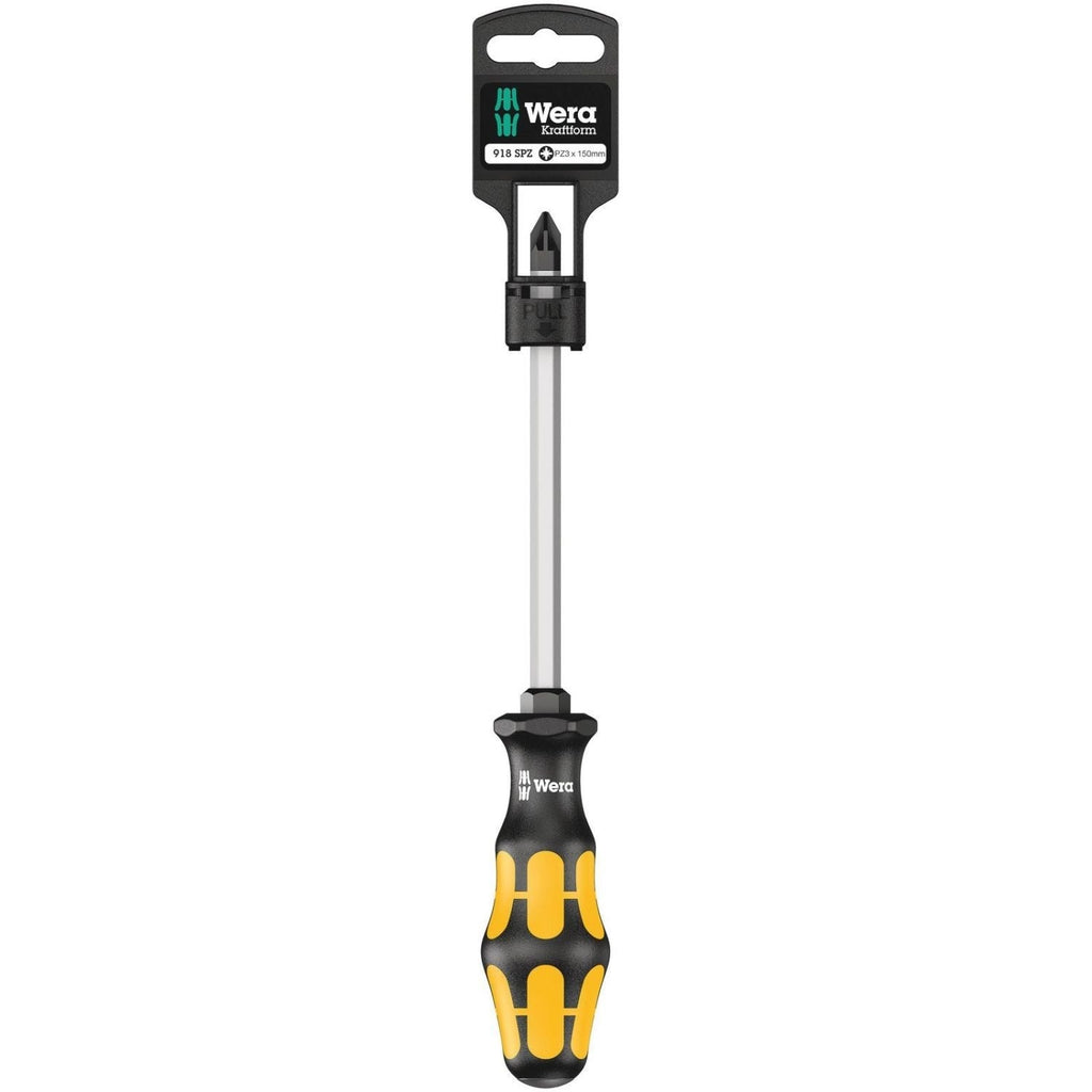 Wera 918 Spz SB Screwdriver For Pozidriv Screws, Pz 3x150-mm.