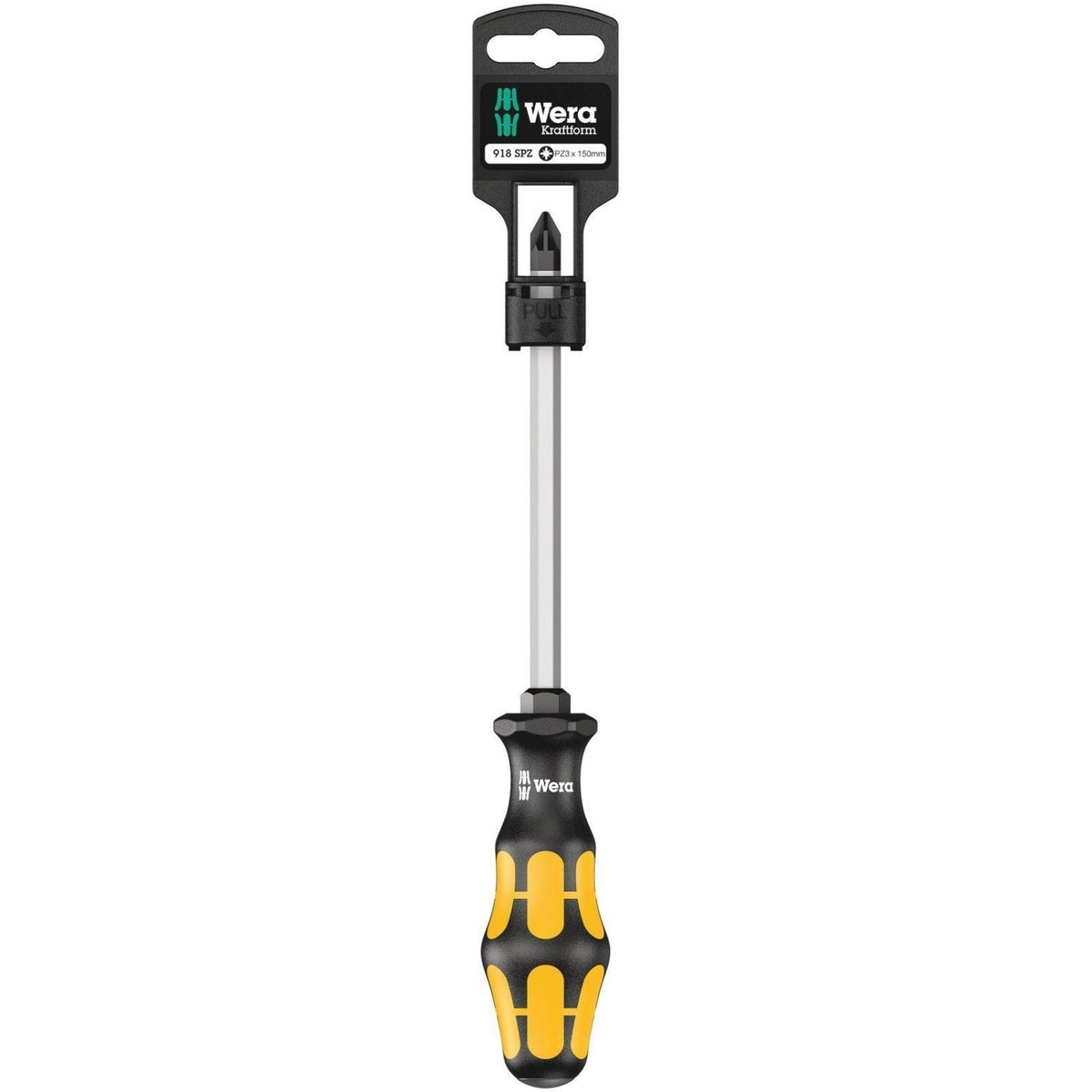 Wera 918 Spz SB Screwdriver For Pozidriv Screws, Pz 3x150-mm.