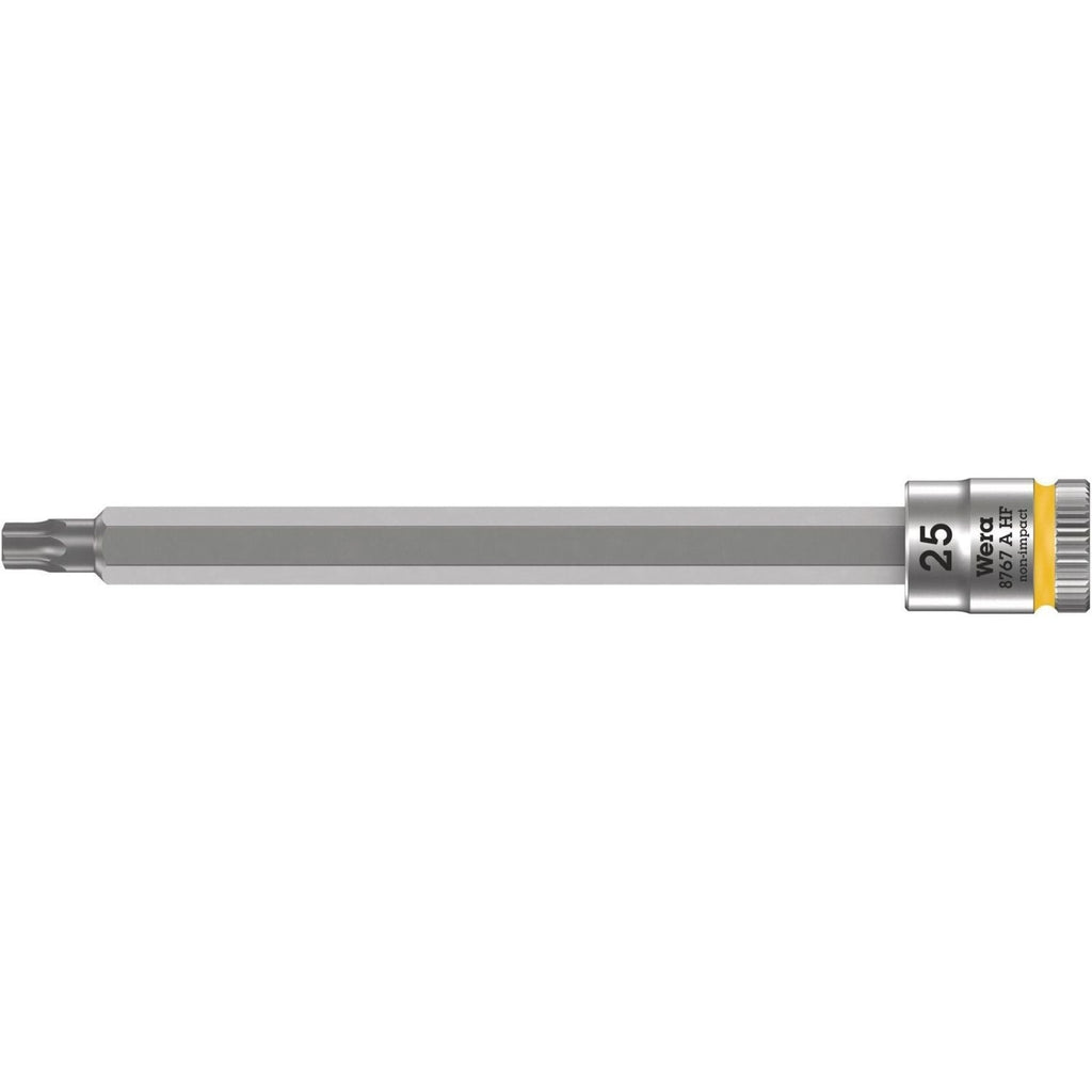 Wera 8767 A Hf Torx Zyklop Bit Socket With Holding Function, 1/4-in. Drive, Torx 25x100-mm.
