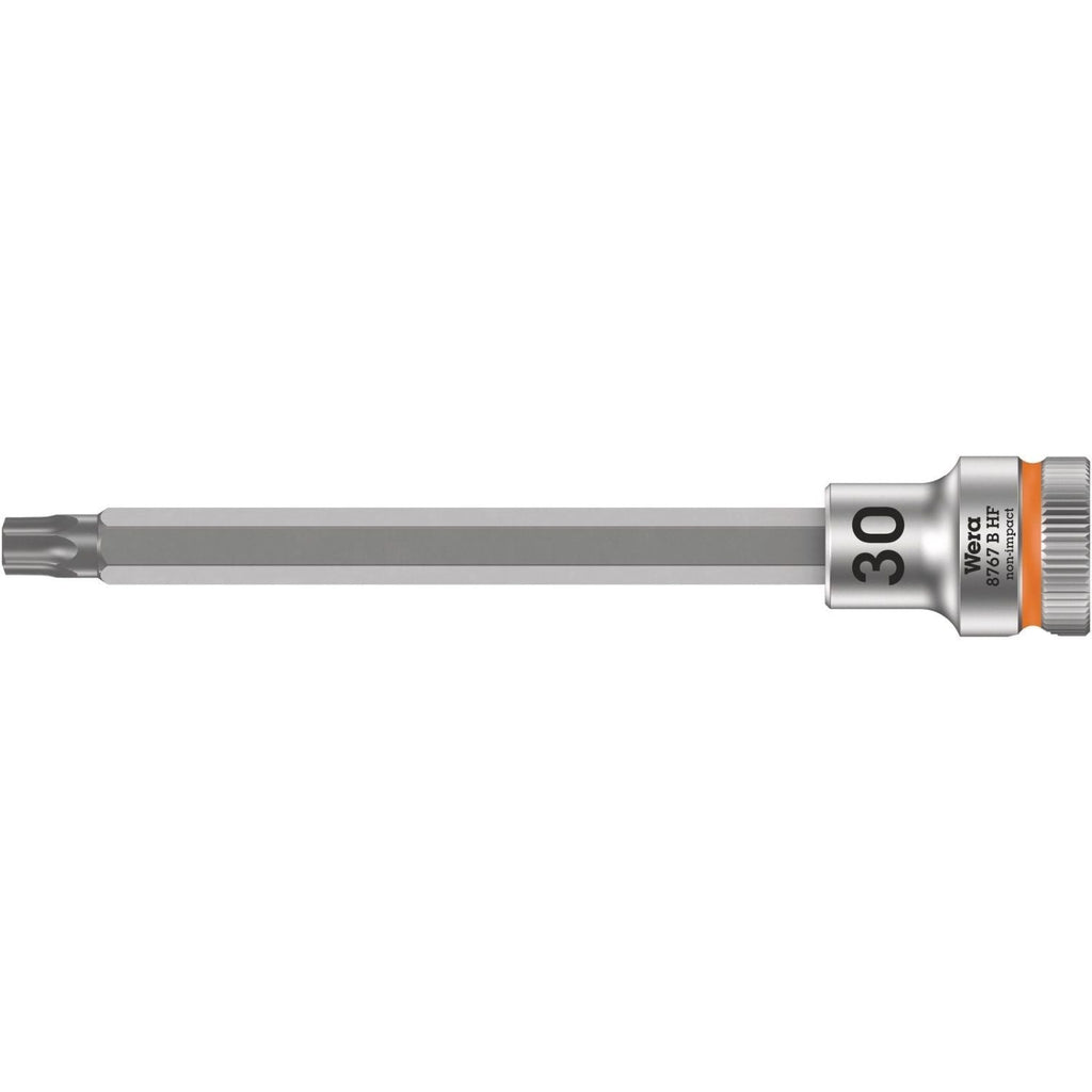 Wera 8767 B Hf Torx Zyklop Bit Socket With Holding Function, 3/8-in. Drive, Torx 30x107-mm.