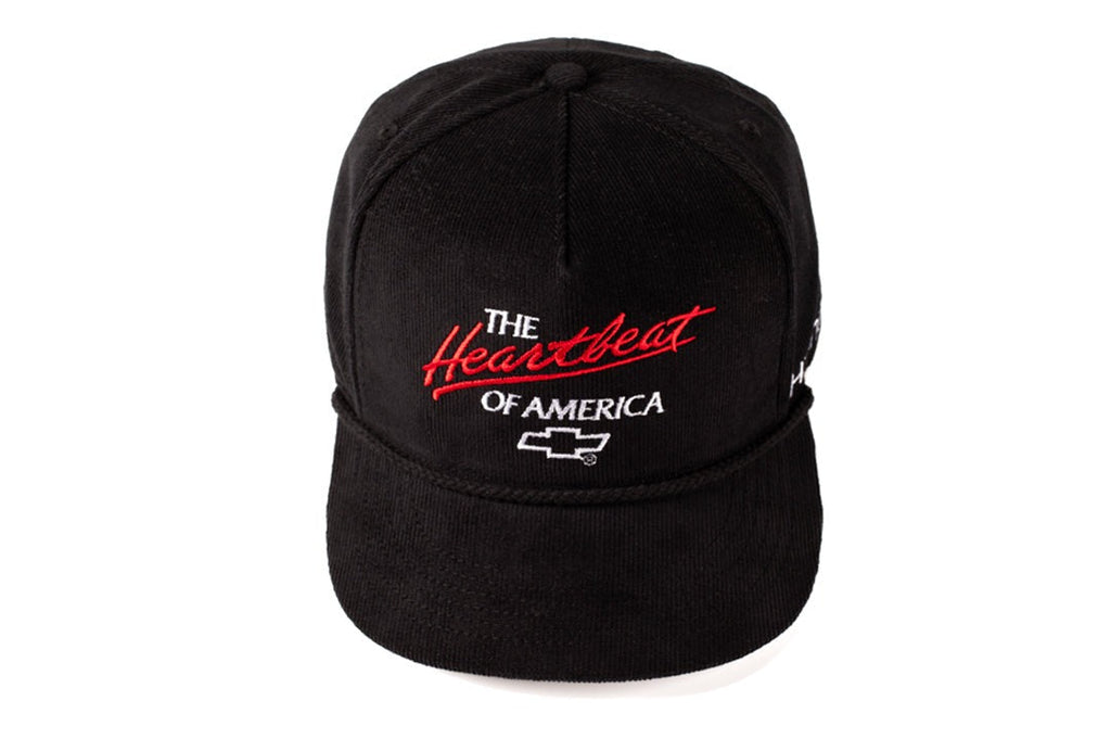 Heat Wave BLACK Cord Chevrolet Heartbeat of America Hat