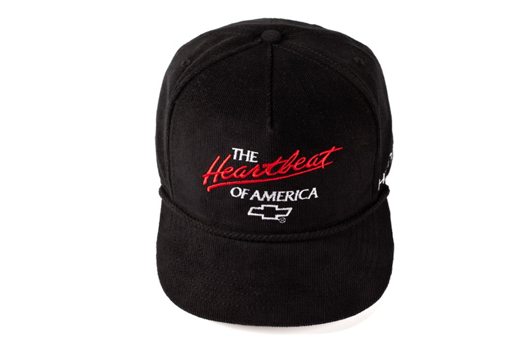 Heat Wave BLACK Cord Chevrolet Heartbeat of America Hat