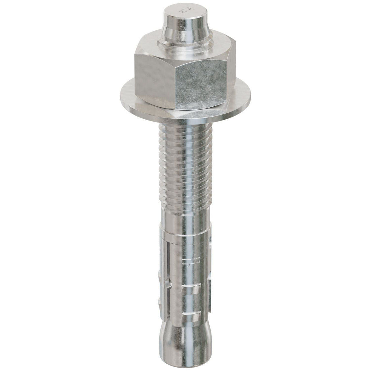 Simpson Strong-Tie STB2-62412S6F20 Strong-Bolt 2, 5/8-in. x 4-1/2-in. Type 316 Stainless-Steel Wedge Anchor, Fully Assembled, 20-Pack