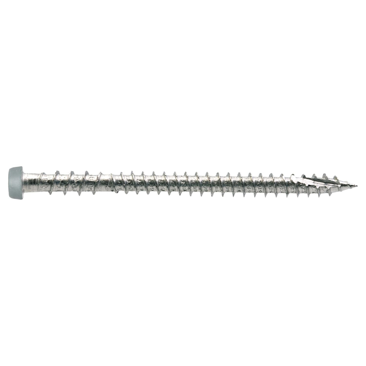 Simpson Strong-Tie DCU234S316GR05 Deck-Drive DCU COMPOSITE Screw (Collated), #10 x 2-3/4-in. Type 316, Gray 05, 1000-Pack