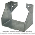 Simpson Strong-Tie HUC44 HUC Galvanized Face-Mount Concealed-Flange Joist Hanger for 4x4