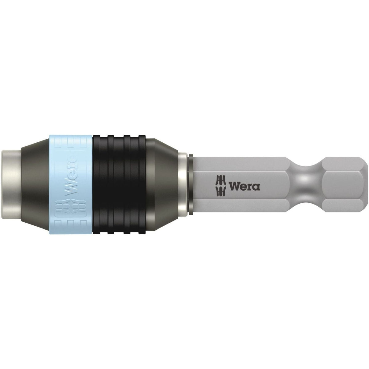 Wera 3888/4/1 K Rapidaptor Universal Bit Holder, Stainless, 1/4-in.x50-mm.