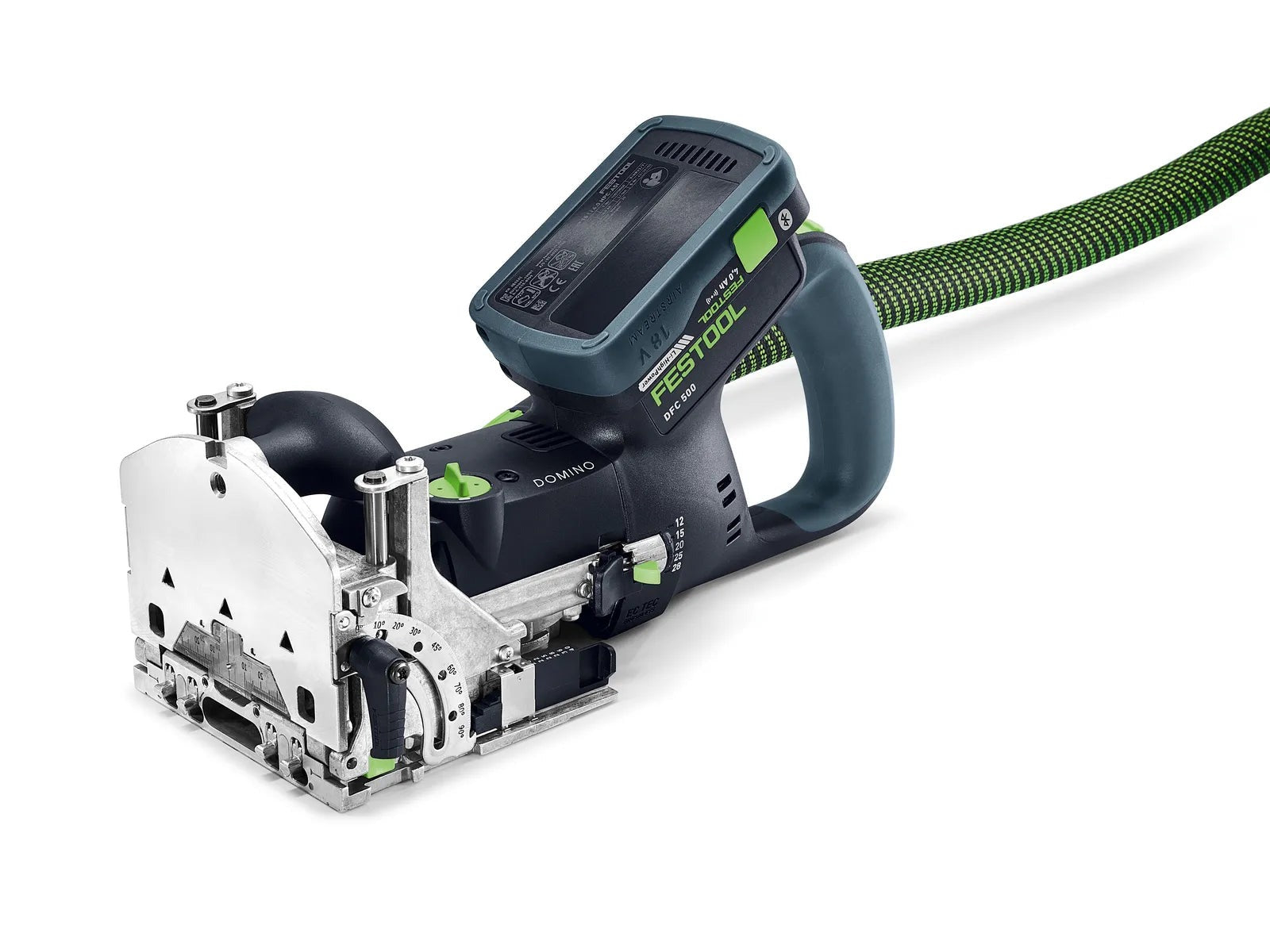 Festool Cordless 18V Domino Joiner DFC 500 E w/ 1066-Piece Tenon Assortment, Tool Only