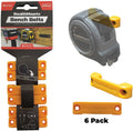 StealthMounts Bench Belts Blue, 6-Pack