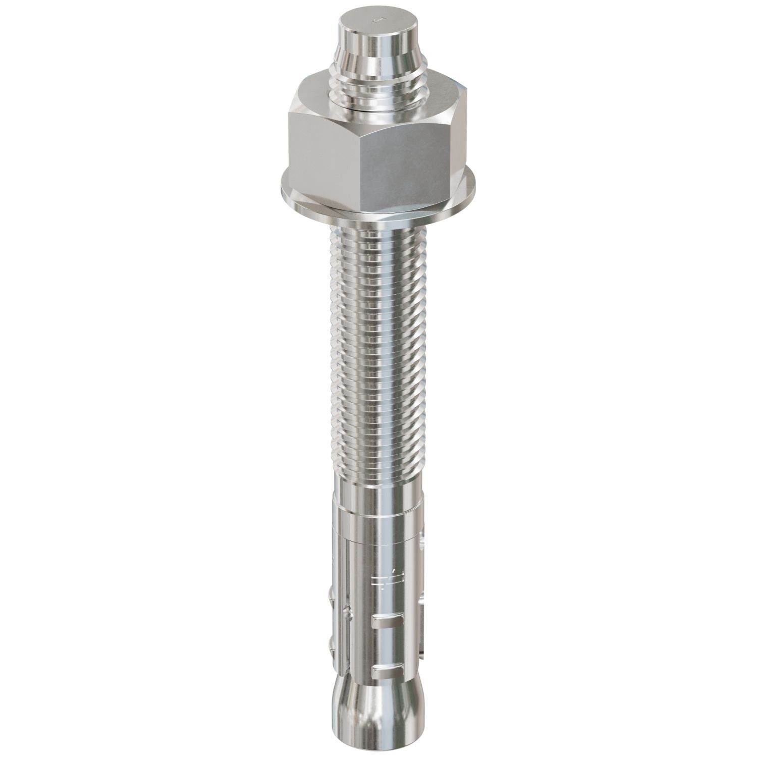 Simpson Strong-Tie STB2-75614S4F10 Strong-Bolt 2, 3/4-in. x 6-1/4-in. Type 304 Stainless-Steel Wedge Anchor, Fully Assembled, 10-Pack