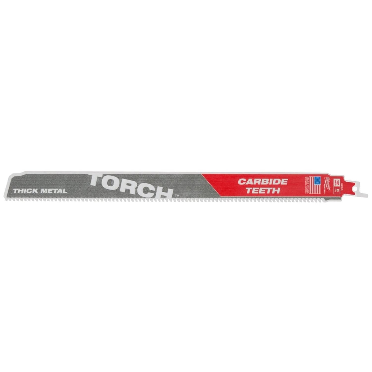 Milwaukee 48-00-5503 12-Inch 7-TPI The TORCH with Carbide Teeth SAWZALL Reciprocating Saw Blade, 5-Pack