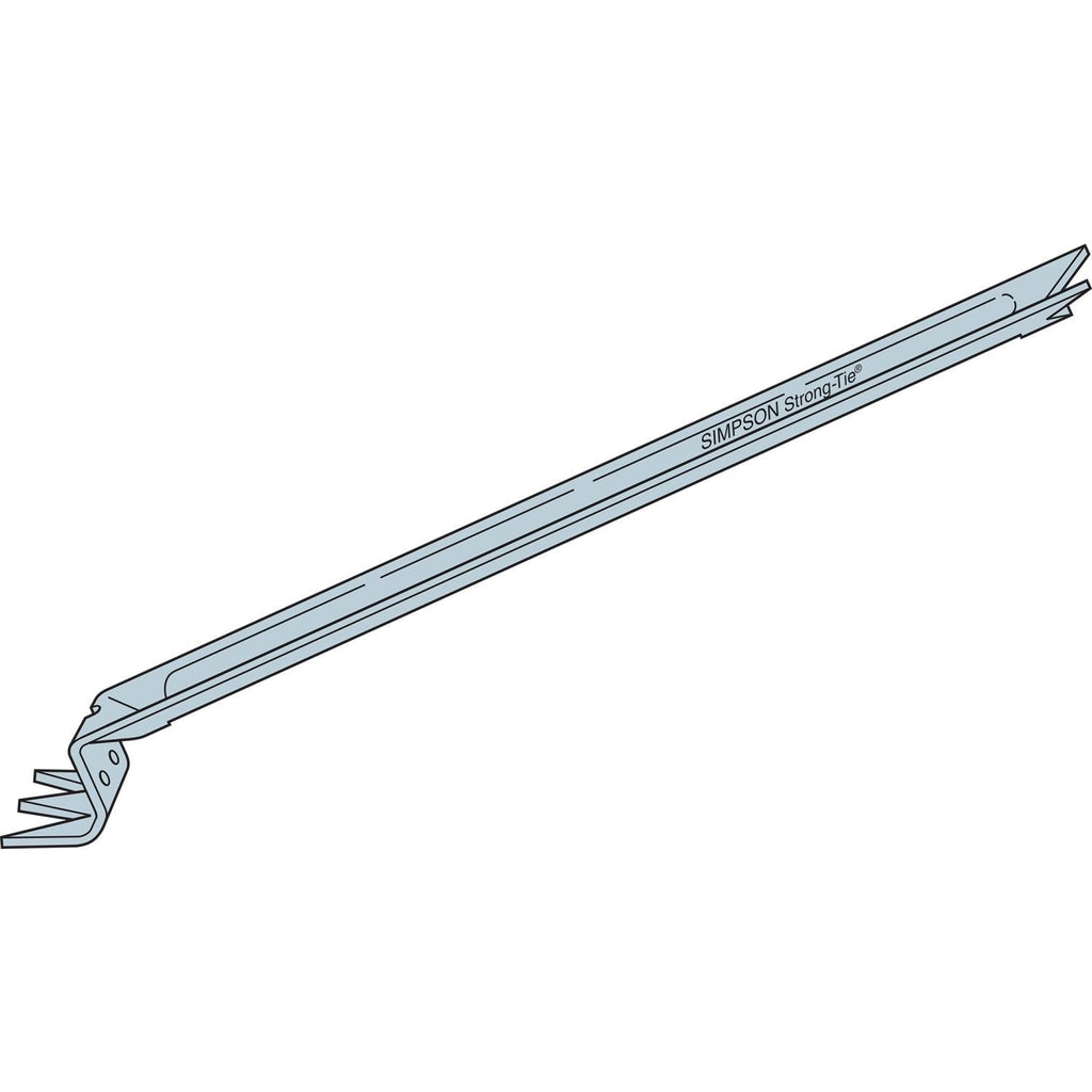 Simpson Strong-Tie NCA2X8-16 NCA 20-Gauge Galvanized Nailless Bridging for 2x8 and 2x14