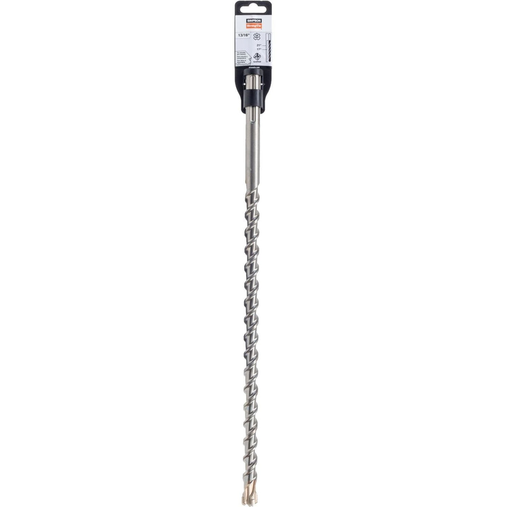 Simpson Strong-Tie MDMX08121Q 13/16-in. x 21-in. SDS-max Shank Quad-Head Drill Bit