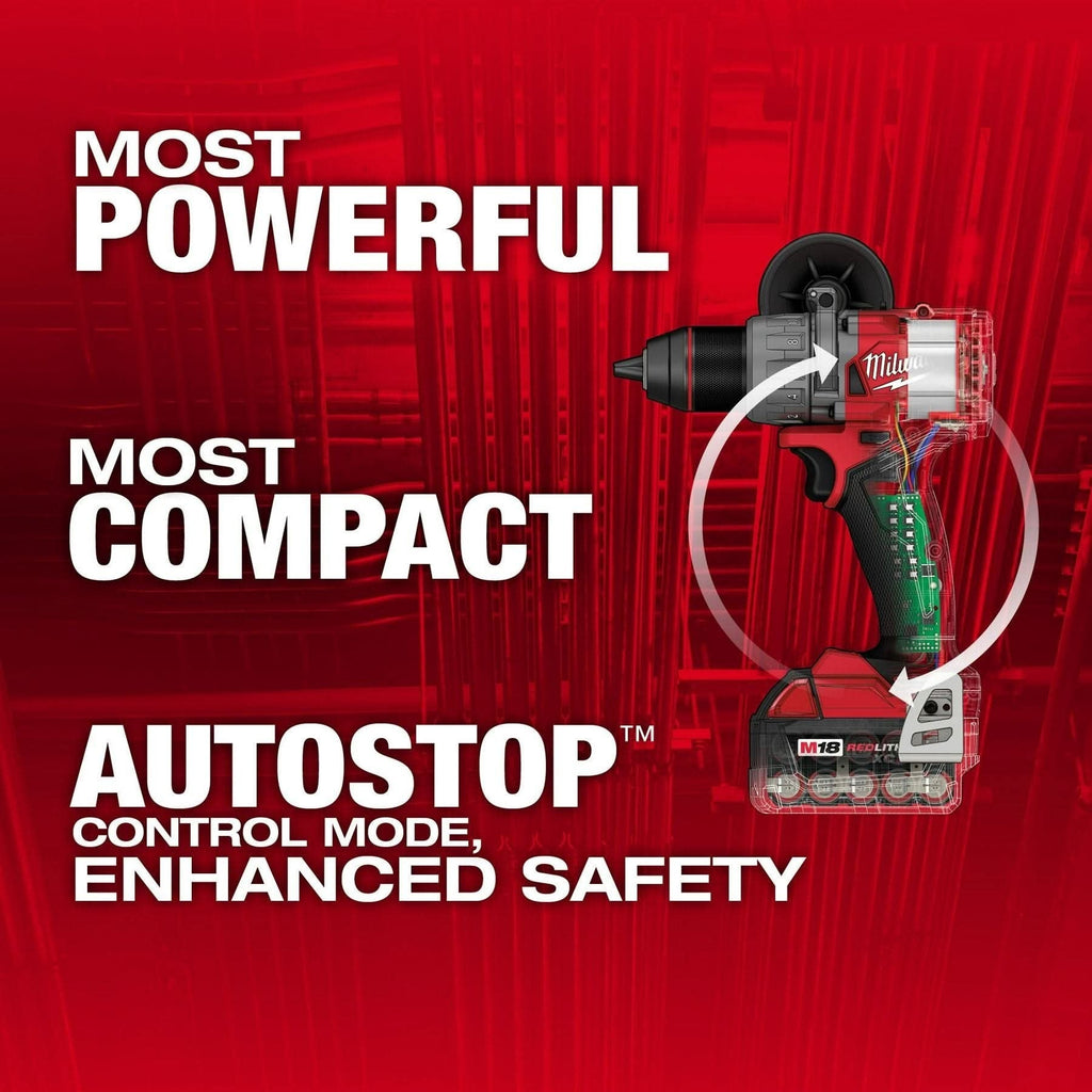 Milwaukee 2904-22 M18 FUEL 1/2-in. Hammer Drill/Driver Kit