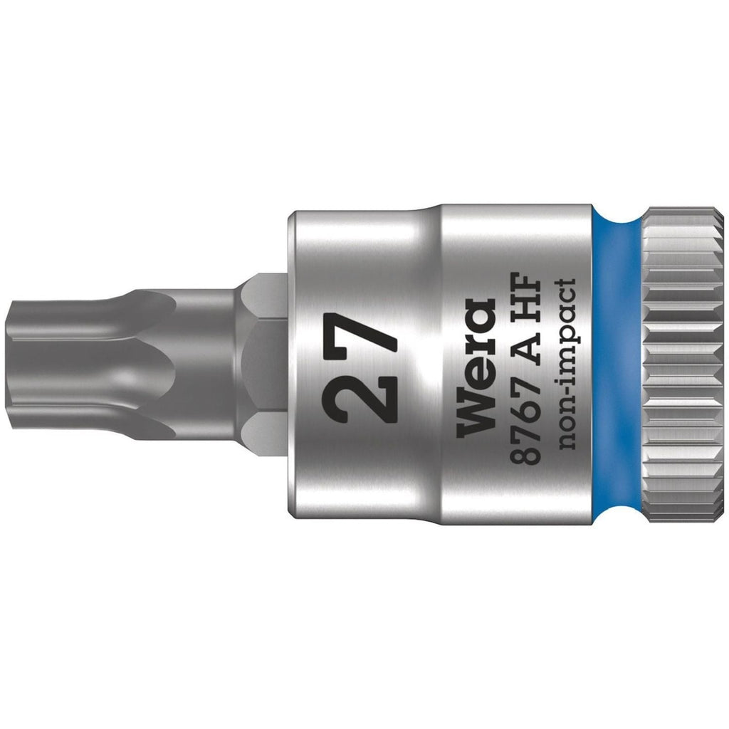 Wera 8767 A Hf Torx Zyklop Bit Socket With Holding Function, 1/4-in. Drive, Torx 27x28-mm.