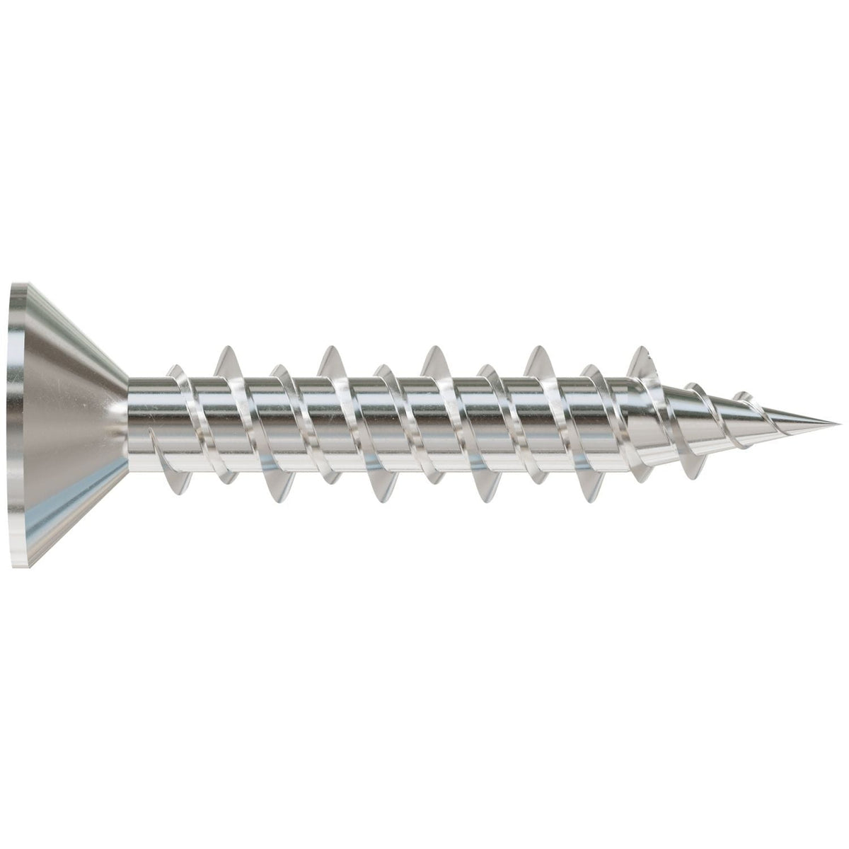 Simpson Strong-Tie T10J100FXC Marine Screw, Flat Head, #10 x 1-in. #2 Phillips Drive, Type 316, 100-Pack