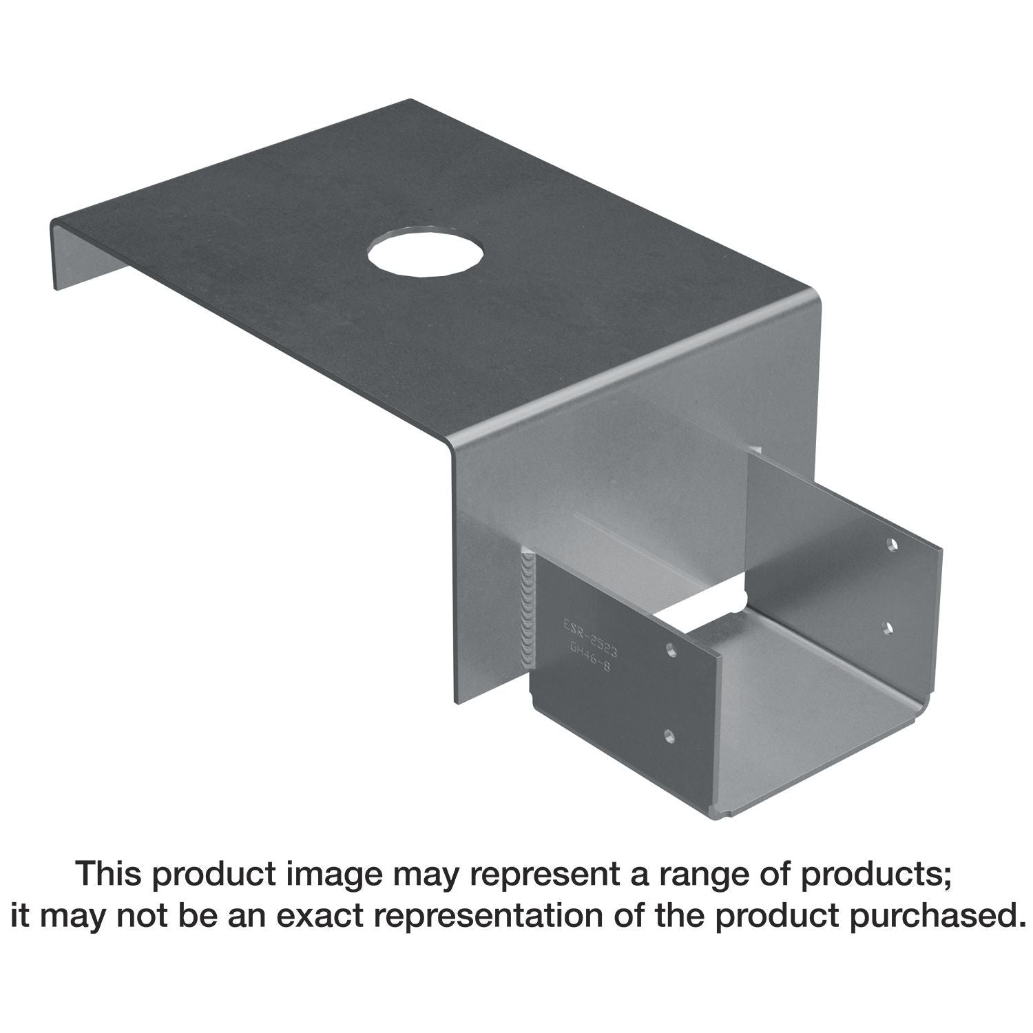 Simpson Strong-Tie GHD48-6 GHD Top-Flange Saddle Hanger for 4x8 Girders, 6-in. Foundation Wall