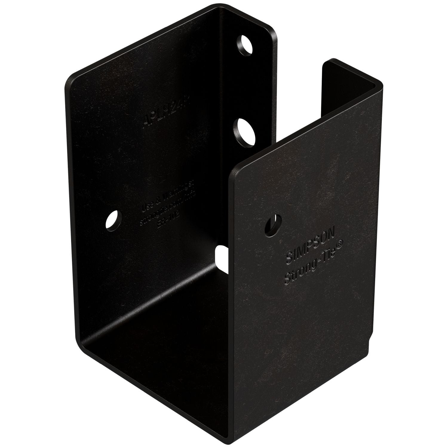 Simpson Strong-Tie APLH24R Outdoor Accents APLH ZMAX, Black Light Joist Hanger for 2x4 Rough
