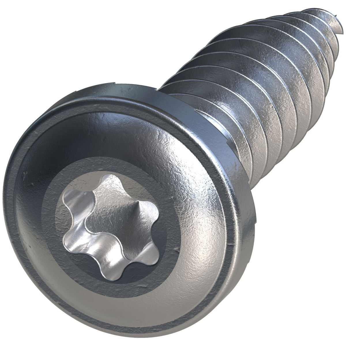 Simpson Strong-Tie FPH34B1018-5K FPH Flat Pan-Head Screw, #10 x 3/4-in. T20, Clear Zinc, 5000-Pack