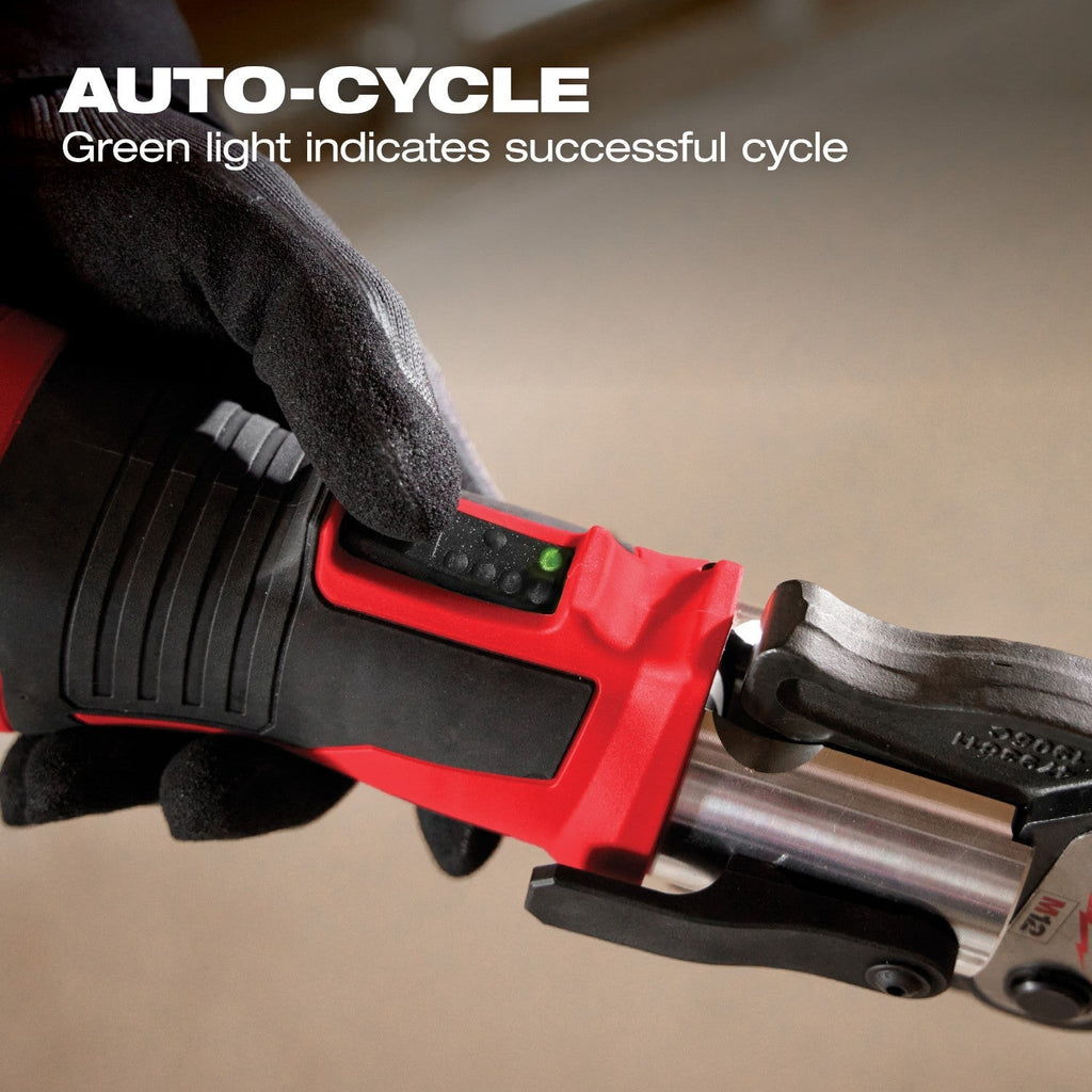 Milwaukee 2573-22 M12 FORCE LOGIC Press Tool Kit w/ ONE‐KEY with 1/2" – 1" CTS‐V Jaws