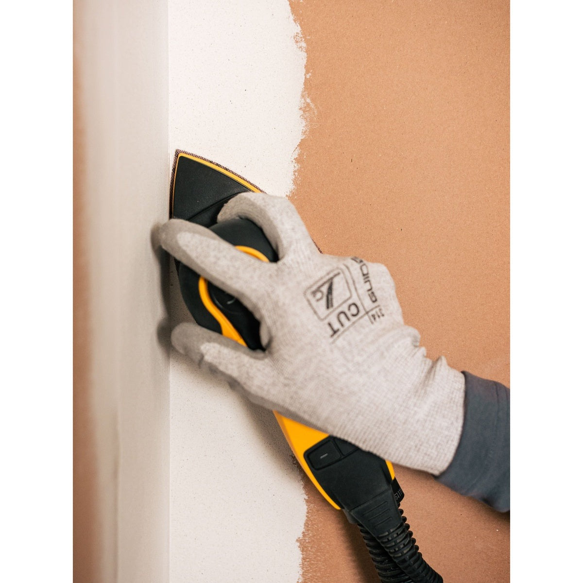 Mirka Abranet 4 x 6 x 6-in. P80 Grip Triangle Sanding Sheets, 50-Pack Dust-Free Sanding (9A-219-080)