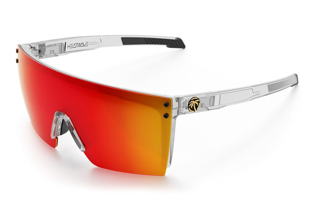 Heat Wave Performance XL Lazer Face Vapor Clear Frame Sunblast Lens Z87+ Sunglasses