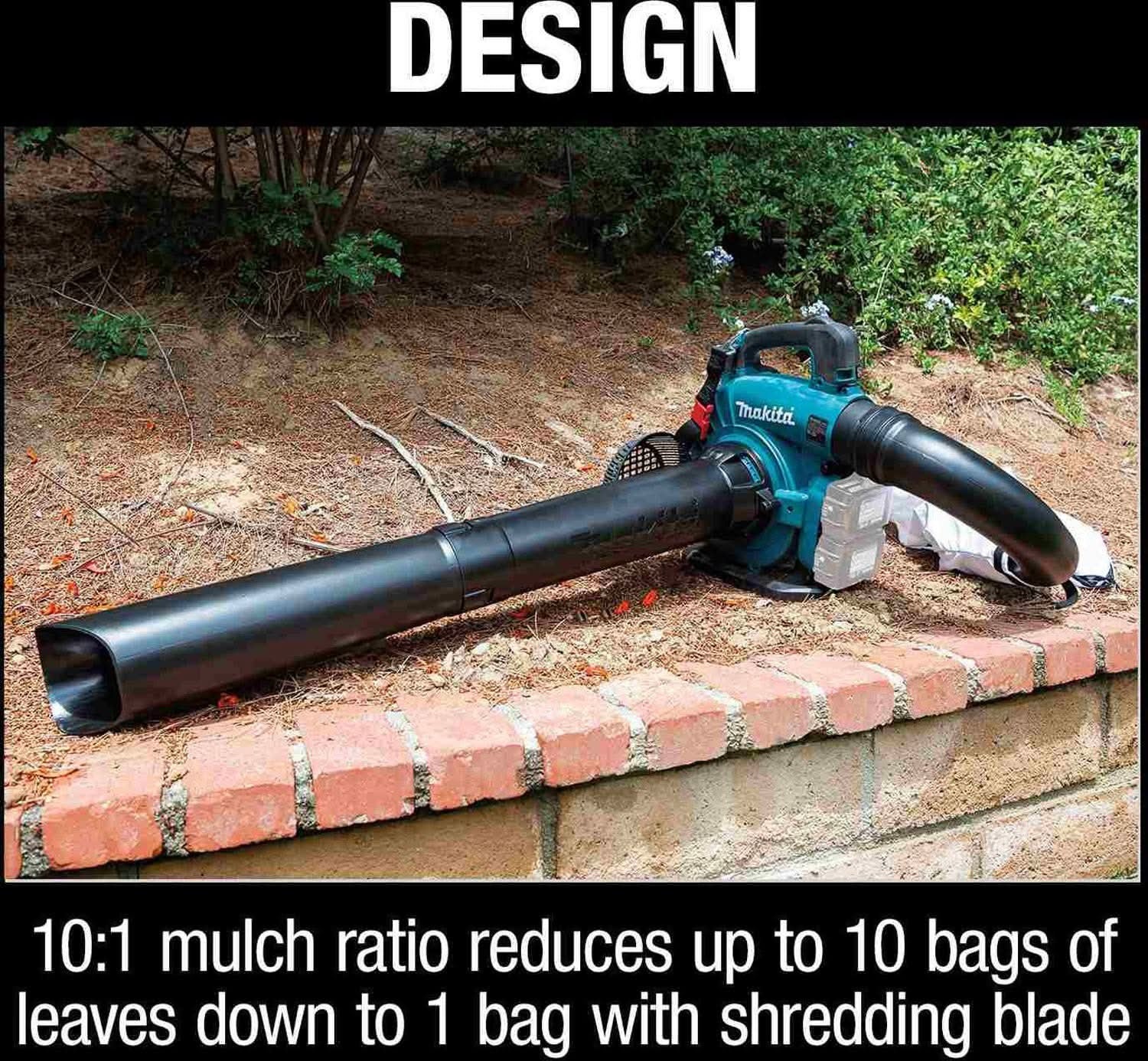 Makita XBU04ZV 36V (18V X2) LXT Brushless Blower with Vacuum Attachment Kit, Tool Only