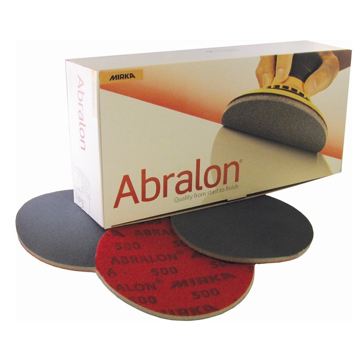 Mirka Abralon 6-in. 4000 Grit Foam Grip Sanding Disc for Polishing (8A-241-4000)