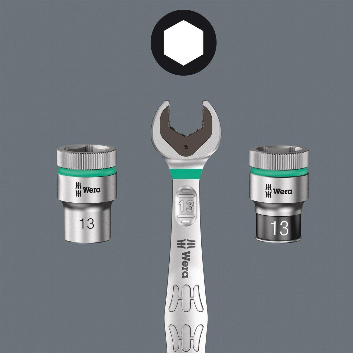 Wera 8790 B Impaktor Socket With 3/8-in. Drive, 1-in.x32-mm.