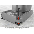 Jet Tools 690619 JTM-1050EVS2/230 Mill With Acu-Rite 200S DRO With X-Axis Powerfeed