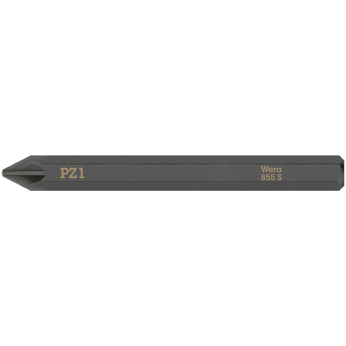 Wera 855 S Pozidriv Bit For Impact Screwdrivers, Pz 1x70-mm.