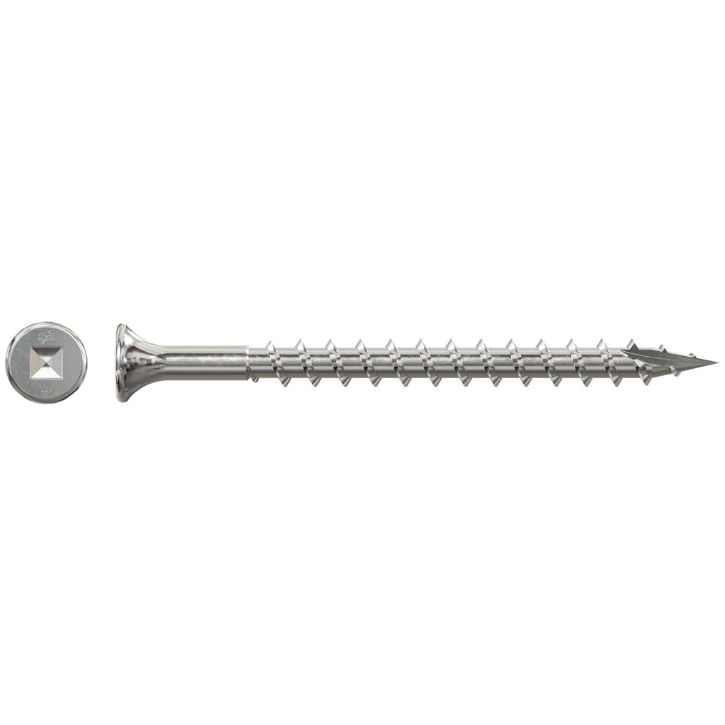Simpson Strong-Tie SS3DSC212BS Bugle-Head Wood Screw (Collated), #10 x 2-1/2-in. #3 Square Drive, Type 305, 1500-Pack