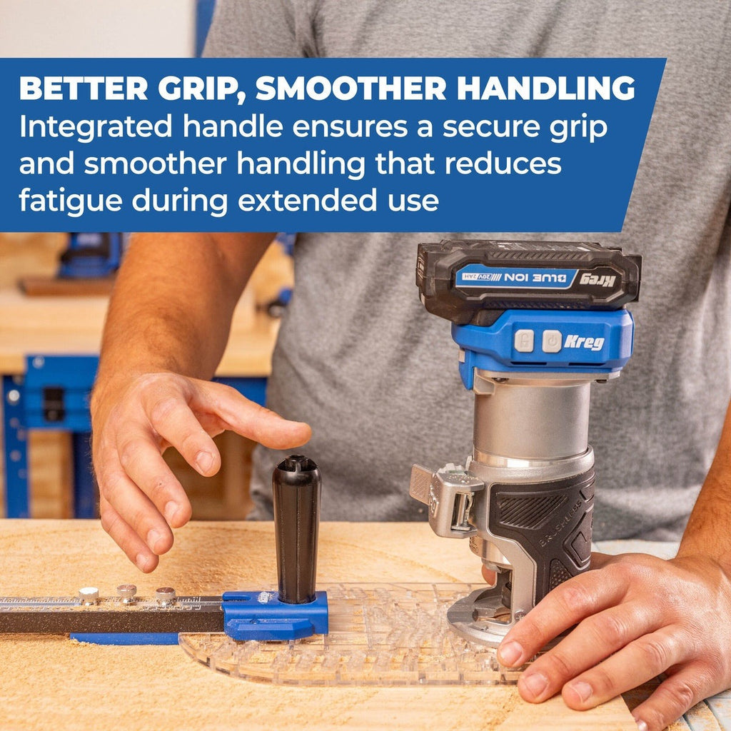 Kreg Trim Router Circle Guide Accessory for 3-1/2-in. to 52-in. Circle Cutting (KRTCG100)