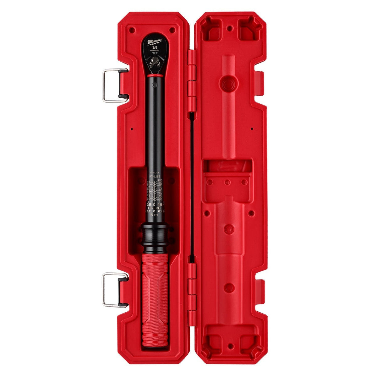 Milwaukee 48-22-9202 3/8-in. Drive Click Torque Wrench, 20-100 ft·lb