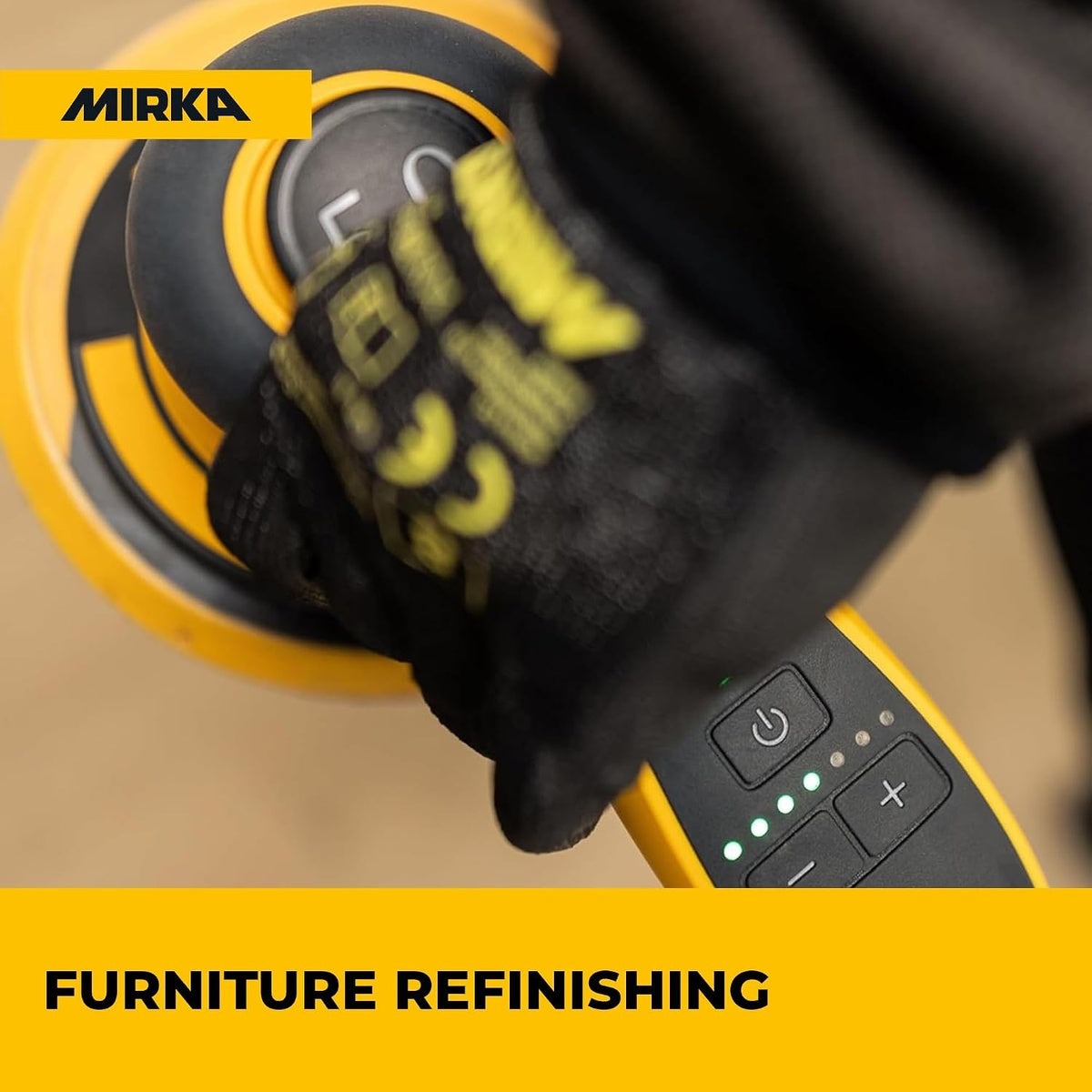 Mirka DEROS II 650 6-in. 110V Corded Random Orbital Sander with Case, 5.0mm Orbit