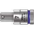 Wera 8740 A Hf Zyklop Bit Socket With Holding Function, 1/4-in. Drive, 7x28-mm.
